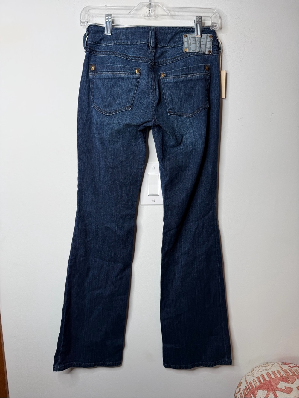 Diesel Ronhar Bootcut Jeans 25x32 Dark Wash Low Rise Flare NWT MSRP $180 - Picture 4 of 7